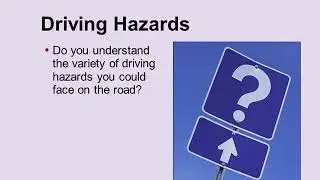 Defensive Driving For Noncommercial Motorists | Driving Hazards |ID Test