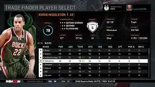 Milwaukee Bucks 1 Year Rebuild (NBA 2k 16)