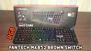 Keyboard Gaming Fantech Max Core MK 852 Brown Switch Mechanical keyboard