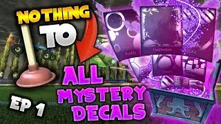 NOTHING TO EVERY MYSTERY DECAL IN ROCKET LEAGUE! *EP 1* Trading To All Black Market Mystery Decals!