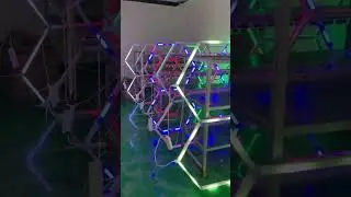Vividalux brand on Amazon,RGB hexagon lights with music sync