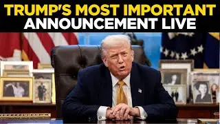 Trump LIVE | US President’s Big Announcement At Treasury Department Summit | Tariff War | US News