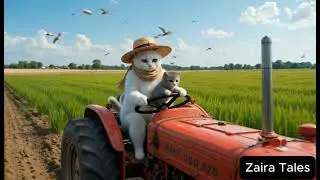 🐱🚂 Mother Cat & Kitten&rsquo;s Farm Adventure | Heartwarming Countryside Story