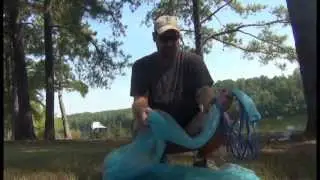 The Dry, No-Mouth Cast Net Method - Pt. 2/2 - 8' Net