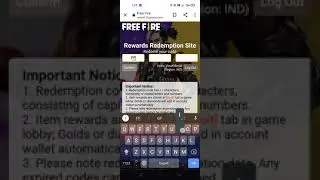Free Fire Redeem Code Problem Solved | Free Fire 18 October Redeem Code #Shorts #Short