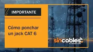 &iexcl;Aprende a ponchar un cable CAT 6 como un profesional en minutos!