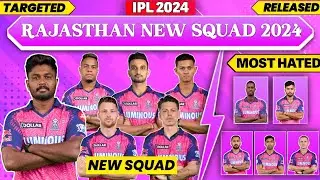 Rajasthan Royals Target Players 2024 | RR New Squad 2024 | IPL 2024 RR Team Squad | 2024 IPL team RR