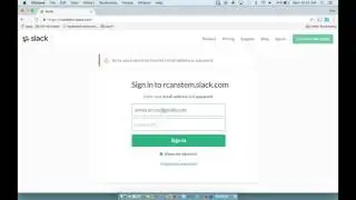 Slack Reset Password