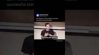 Сэм Альтман о главном качестве основателей успешных стартапов