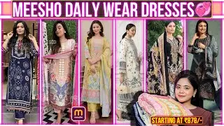 Trying 💕Meesho Daily Wear Cotton Dresses Pakistani Style✨| Ronak Qureshi