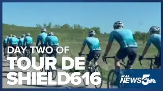 Day two of the SHIELD616 bike ride across Colorado