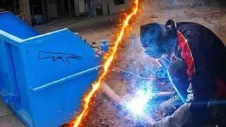 Building a HEAVY DUTY Tractor Lifter Trolley! (Metal Fabrication) #welding #fabrication  #trolly 