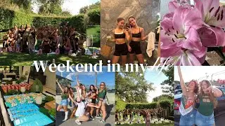 Busy busy weekend in the life || Dinners, Game Day, & Pilates 