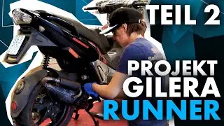 Umbau Gilera Runner: Teil 2 | Reifen wechseln & Auspuff tauschen