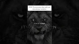 I didn't ask for permission. I'm taking it. IT'S MY TURN. #ItsMyTurn #AlphaMindset