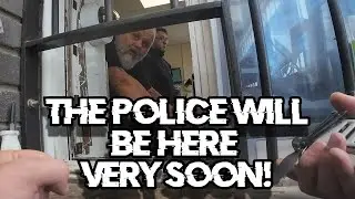 The police will be here very soon! ❌