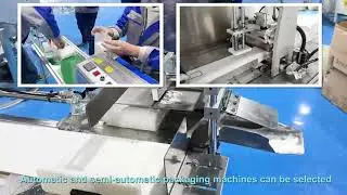 Low-cost semi-automatic wet wipes production line 6 lane baby wet wipes machine