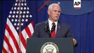 Pence calls for permanent presence on moon