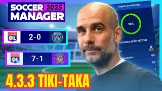 SM 25 - TÁTICA 4.3.3 tiki-taka DAS GOLEADAS