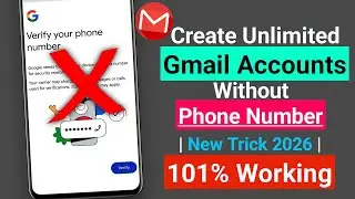 Create Unlimited Gmail Accounts Without Phone Number | Unlimited Gmail Account Create Method 2026
