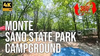 Видеообзор кемпинга в формате 360&deg; 4K: Кемпинг в государственном парке Монте-Сано.
