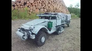 Lego Technic MOC 50196 M3 Half-Track with Trailer (Only-for-Offroad-Fans-Version) by Legolaus