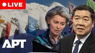 LIVE | World Economic Forum Davos 2026: Ursula von der Leyen & China’s Vice Premier He Lifeng Speak