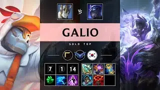 Galio Top vs Shen - KR Diamond Patch 25.18