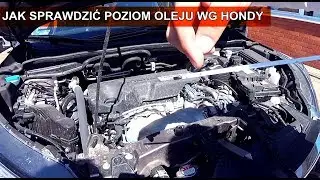 Krzysztof Honda- #75 Jak prawidłowo sprawdzić poziom oleju w Hondzie wg instrukcji obsługi?