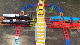 Find and assemble classic diesel train adaptations, Thomas and Friends trackmaster trains