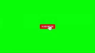 Subscribe intro bell icon green screen