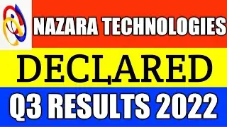 NAZARA TECHNOLOGIES q3 results 2022 | NAZARA q3 Results | NAZARA TECHNOLOGIES Share News