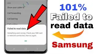 failed to read data something went wrong check your sim card or network connection then try again