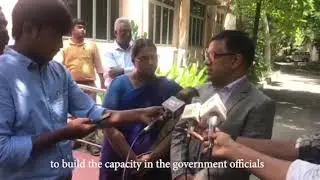 Mr. Aslam Perwaiz, ADPC's Deputy Executive Director, Conducts an Interview at Tamil Nadu