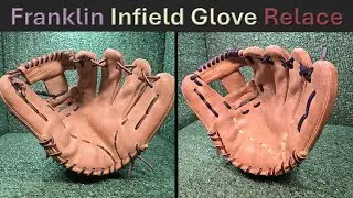 Transforming a Franklin Infield Glove With a Triple-Color Relace