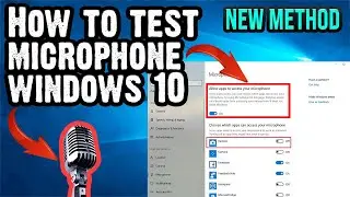 How to test microphone windows 10 2024 [EASY]