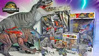 UNBOXING NEW JURASSIC WORLD REBIRTH TOYS! Distortus Rex, Spinosaurus, T-Rex, Mosasaurus!
