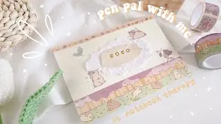 🐰 pen pal with me #17 // spring and bunny theme ft. notebook therapy