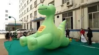 Light Green Inflatable Balloon Airglow Mascot for 2023 #Stagedesign Advertising Decoration