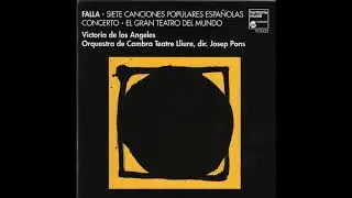 Manuel de Falla : Concerto for harpsichord, flute, oboe, clarinet, violin and cello (1923-26)