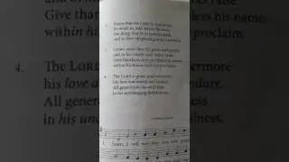 Psalm 100 verse 2 for memory work CanRef BoP