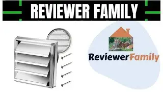 Funmit 6'' Metal Dryer Vent Cover, 7