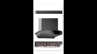 Bosch DWA68IJ60I Glass Kitchen Chimney (Touch Control Black)
