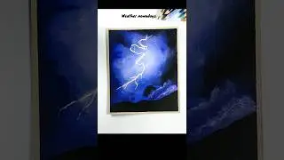 Rainy weather painting, rain painting, 🌩️ | #art #fzarts #rain