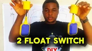 Automatic water pump control using 2 float switch for overhead and ground tank