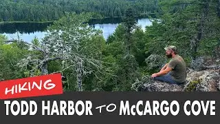 ISLE ROYALE Minong Ridge Trail--Todd Harbor to McCargo Cove