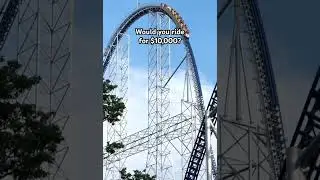 Would you ride for $10,000? #rollercoaster #scaryrides #extremethrills #extremerides