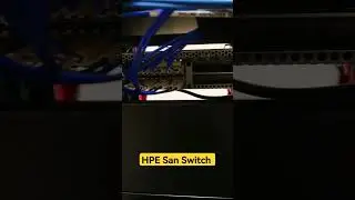HPE FC SAN Switch up and running #shorts #short #shortvideo #hpe #network #enterprise