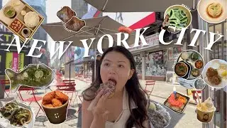what i eat in a weekend in NYC | k-town, matcha, soho shopping