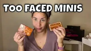 TOO FACED MINI PALETTES, SWATCHES #TOO FACED #mini palettes